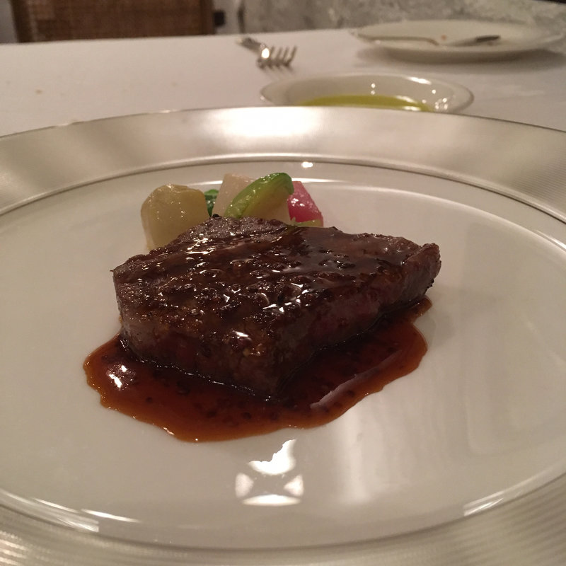 特選黒毛和牛の炭火焼きステーキ （ヒレ）(三笠会館 鵠沼店)