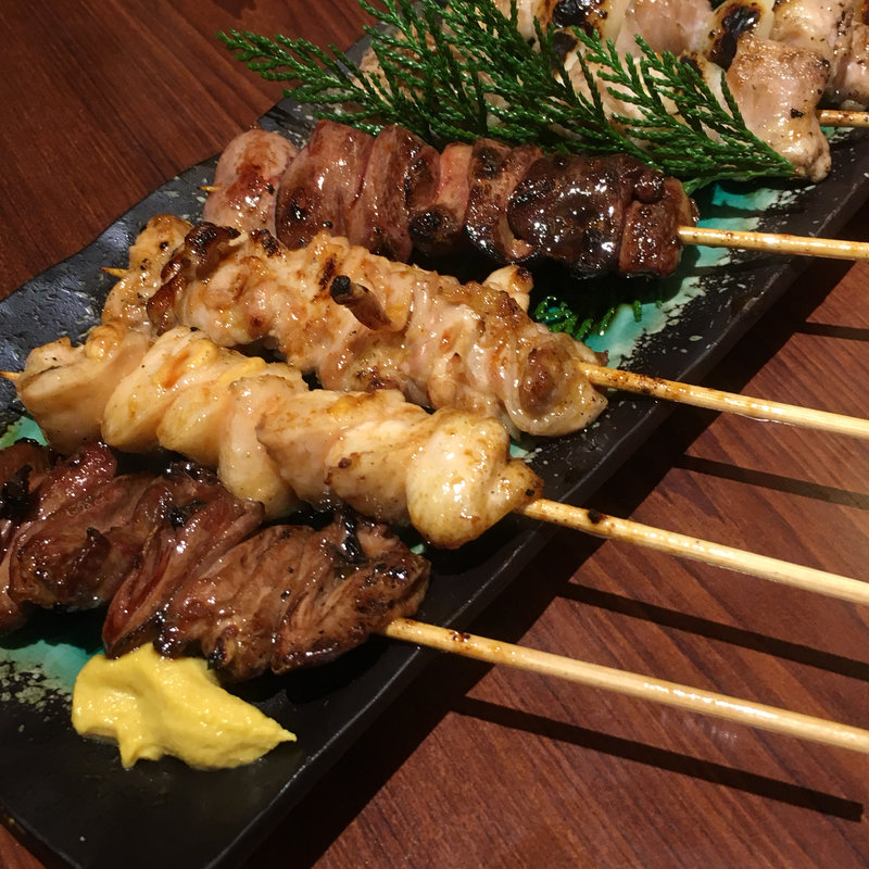 串焼き盛合せ(ちゃんこ玉海力 赤坂店)