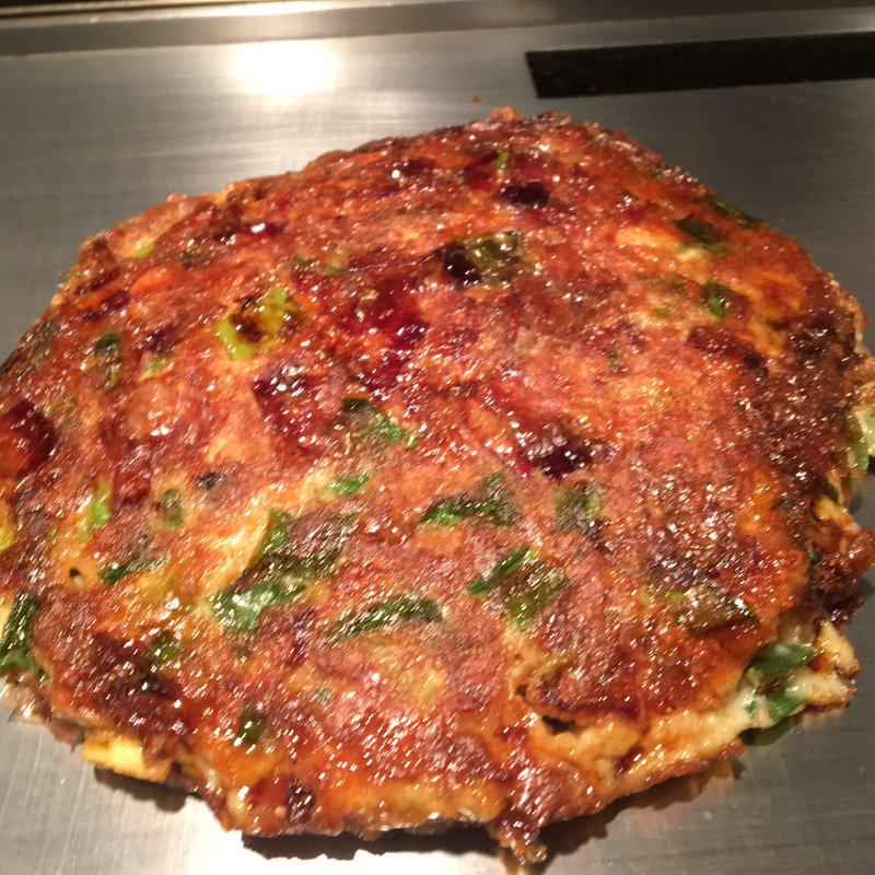 油かす入りねぎ焼き(まま家 )