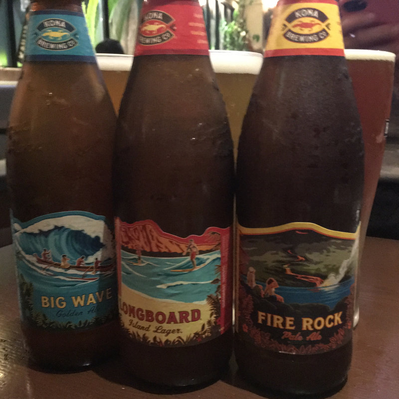 コナビール飲み比べセット(Hawaiian Diner Huli Huli Cafe ＆ Bar)
