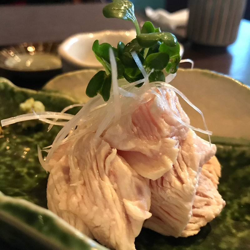 鳥わさ(信州そば むらた)