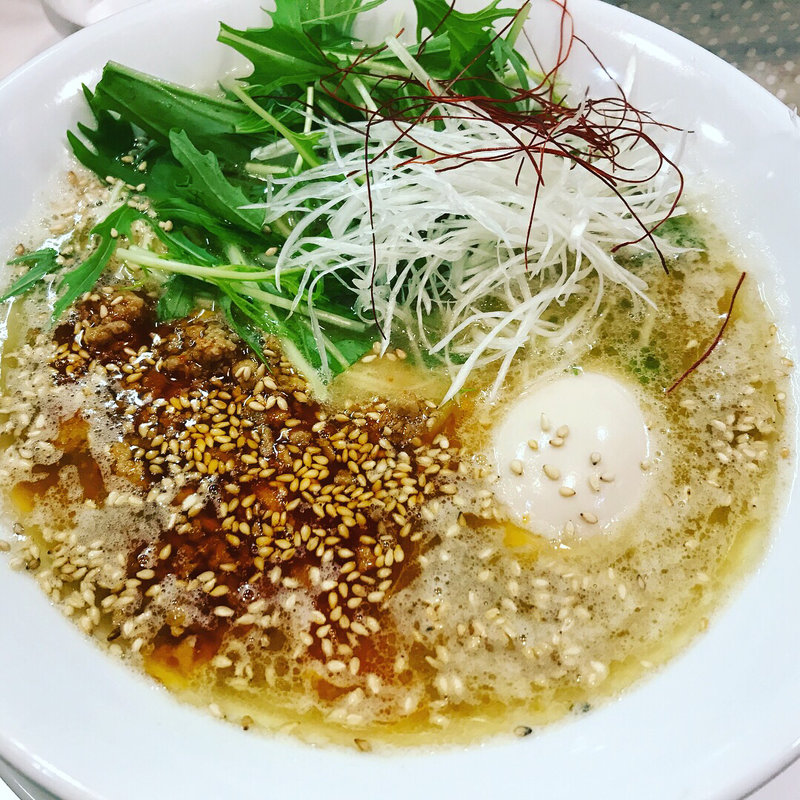 鶏白湯 辛味噌ラーメン(鶏冠 （トサカ）)