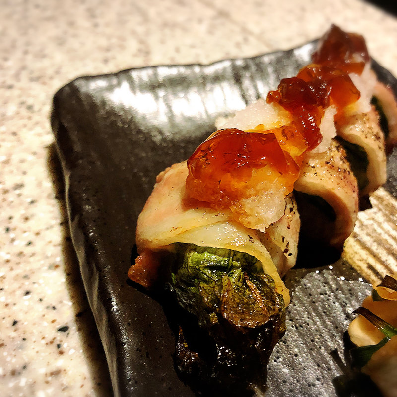 ロメインレタス巻き(串焼き もんじろう)