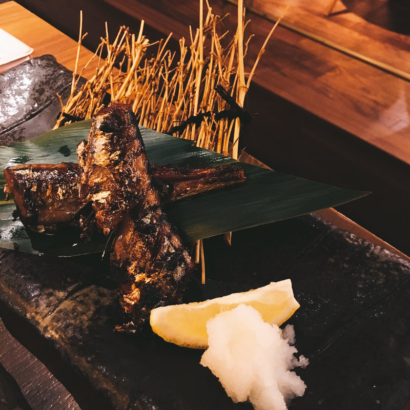 さんまのわた焼き(ぬる燗 佐藤)