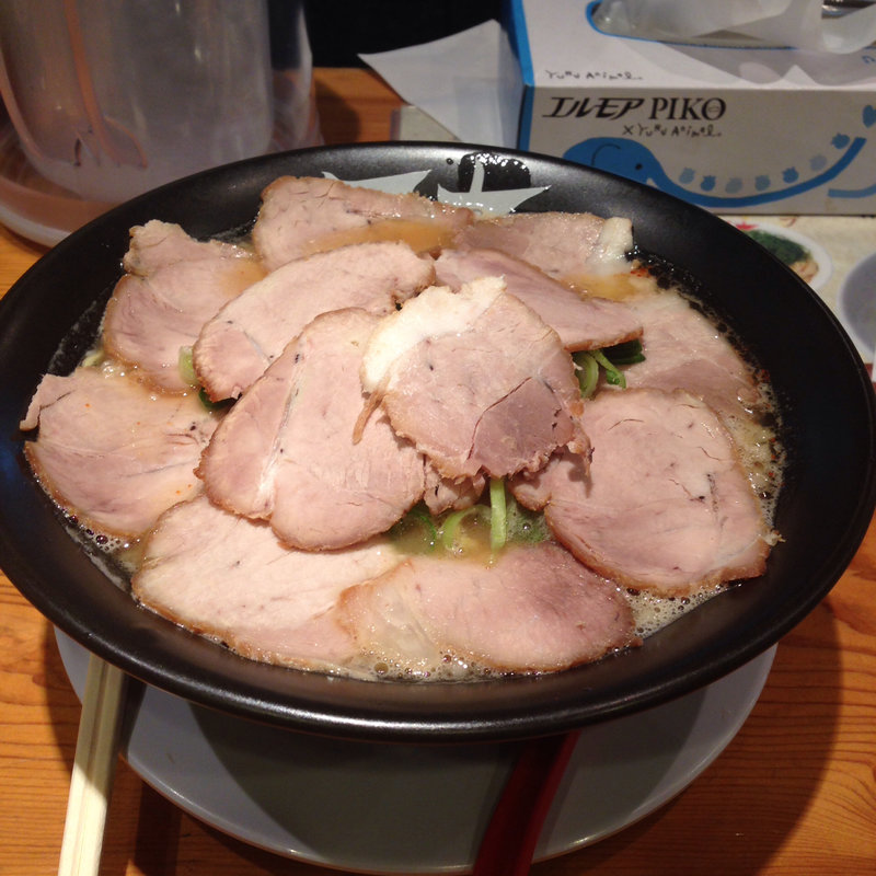 チャーシュー麺 大盛（こってり）(天天有 四条烏丸店 （てんてんゆう）)