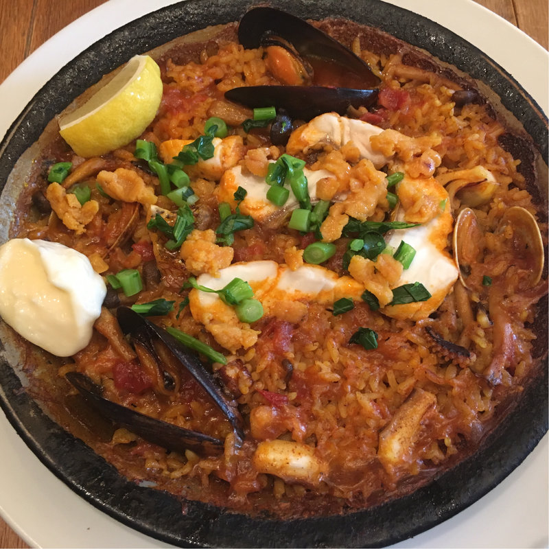 ウニのパエリャ(Bar Español LA BODEGA 大阪店（バル エスパニョール ラ ボデガ）)