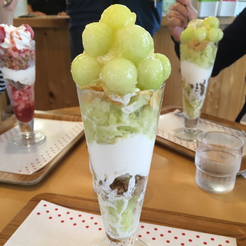 メロンパフェ(農園カフェ )
