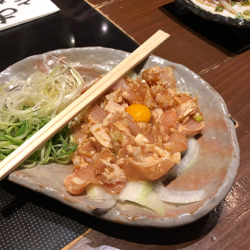 むね肉のカルパッチョ(とりとうどんと元気な酒　はっぷう 堺店 )