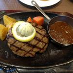 網焼きハンバーグランチ(ステーキハウス フォルクス 港北ニュータウン店)