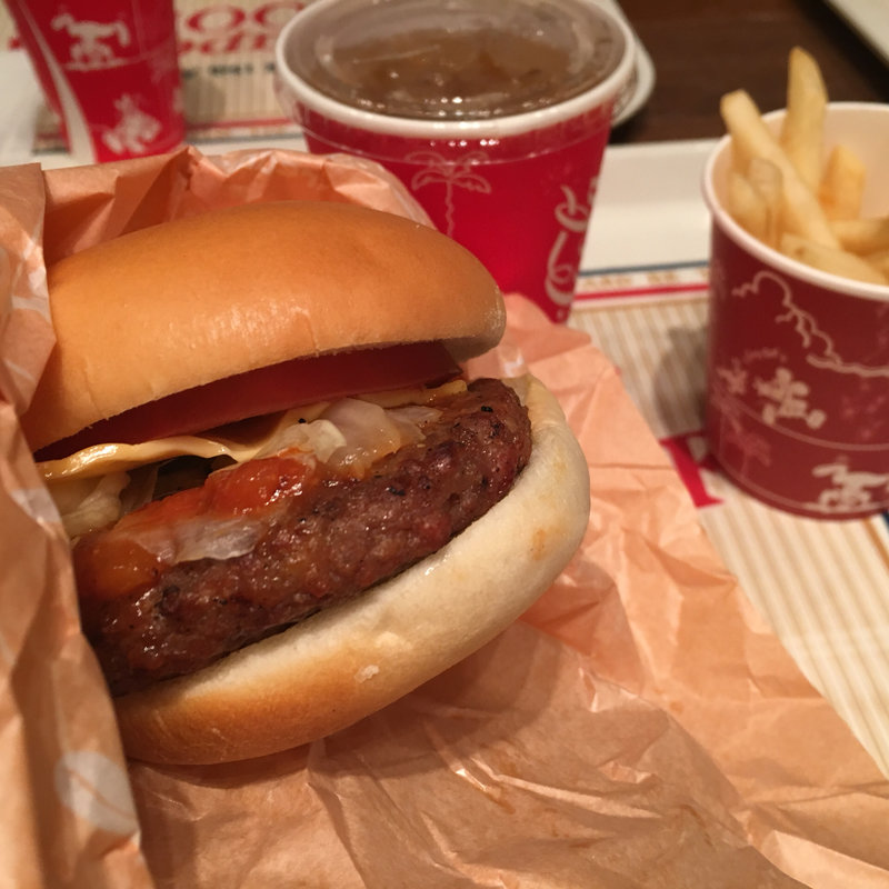 チーズバーガーセット(S.S.コロンビア・ダイニングルーム)