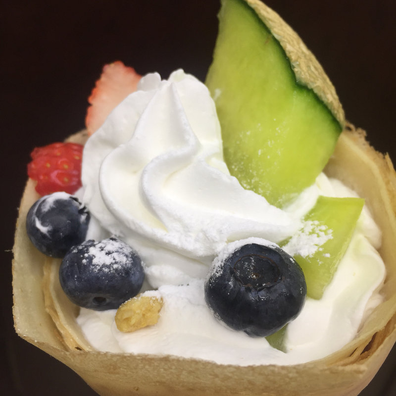 たっぷりメロンのクリームパルフェ(ディッパーダン 池袋店)