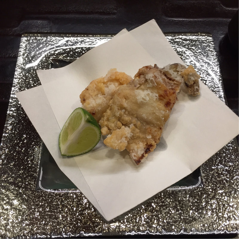 ふぐの唐揚げ(和食 おの寺 神楽坂)