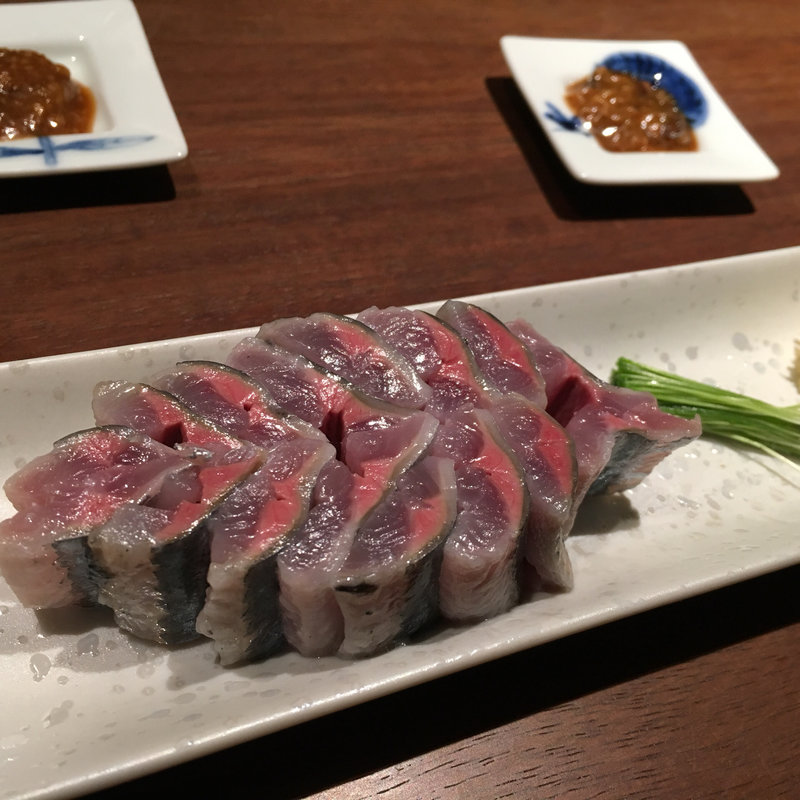秋刀魚のお刺身(円山十六夜)