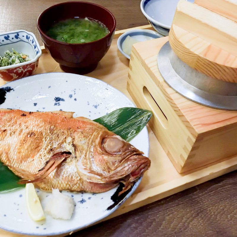 金目鯛の一夜干し定食(土佐わら焼き 龍神丸 ゆめタウン高松 )