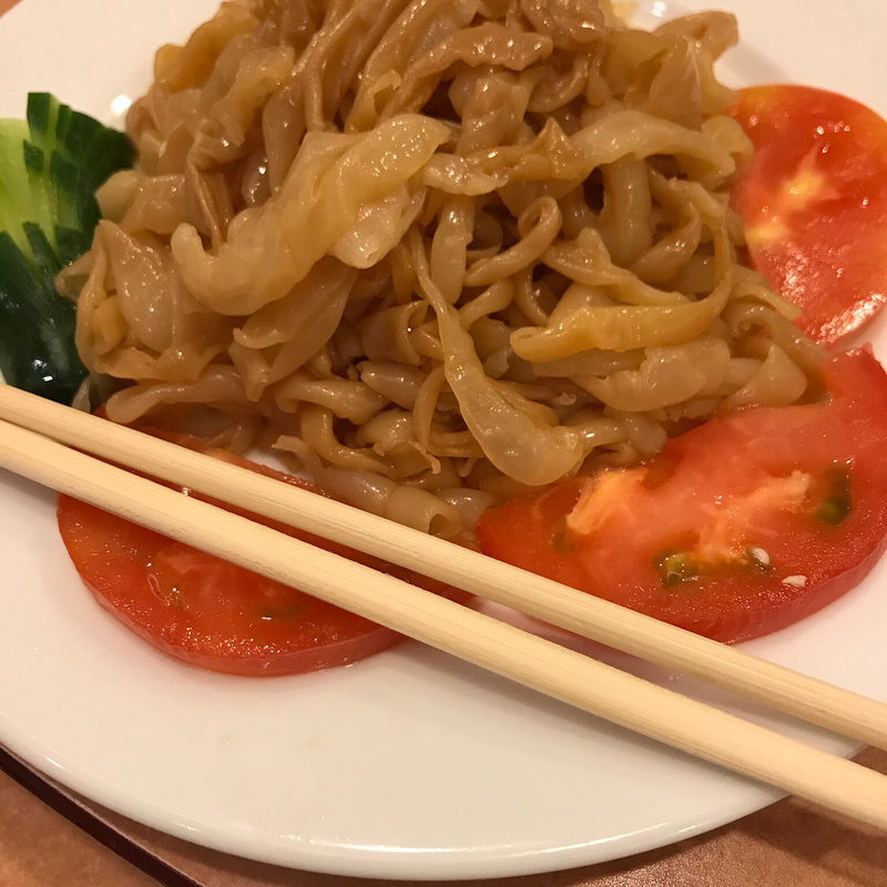 くらげの冷菜(南国飯店 （ナンゴクハンテン）)