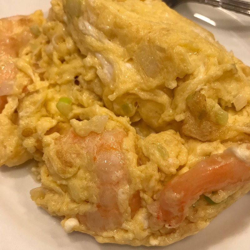 玉子とえびの炒め(南国飯店 （ナンゴクハンテン）)