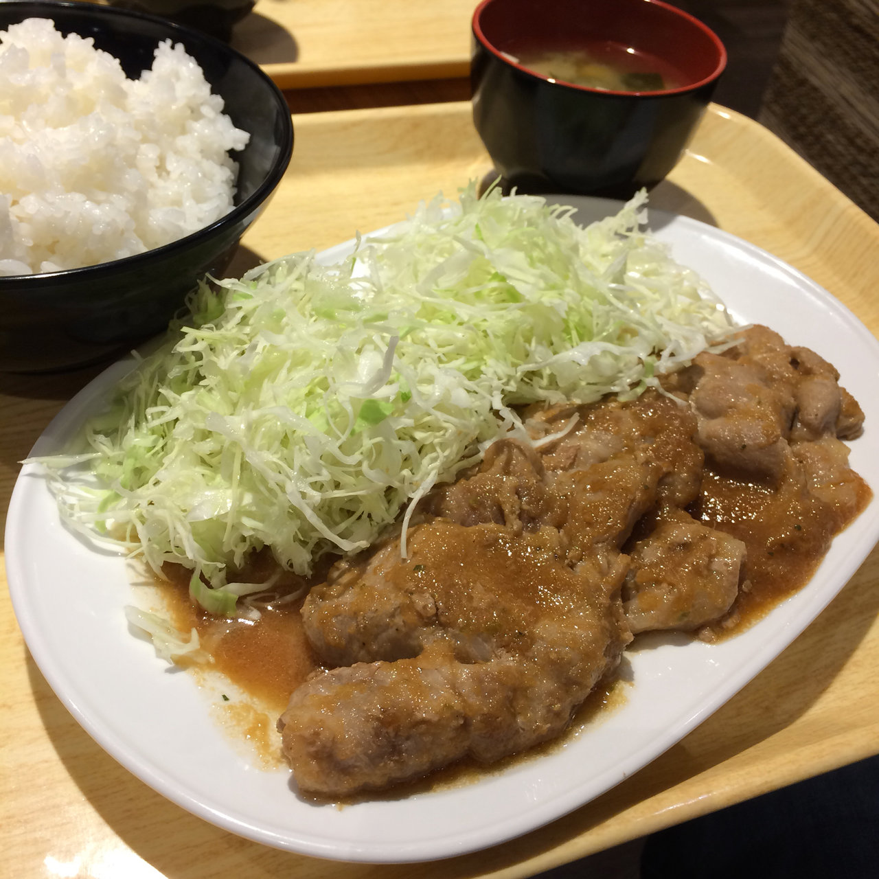 レストラン 食品サンプル 大 3点セット 生姜焼き 焼きそば 生姜焼きセット(生姜キング)の口コミ一覧 | おいしい！が増える