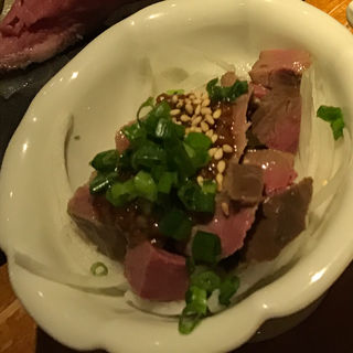 牛ハツ味噌漬け(蒲田バル肉寿司)