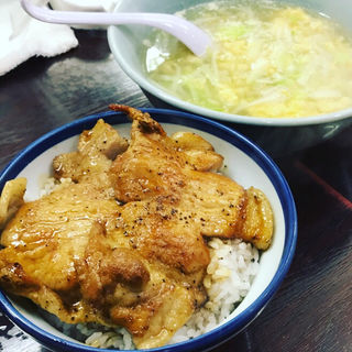 肉丼＋玉子スープ(らーめんサカムラ )