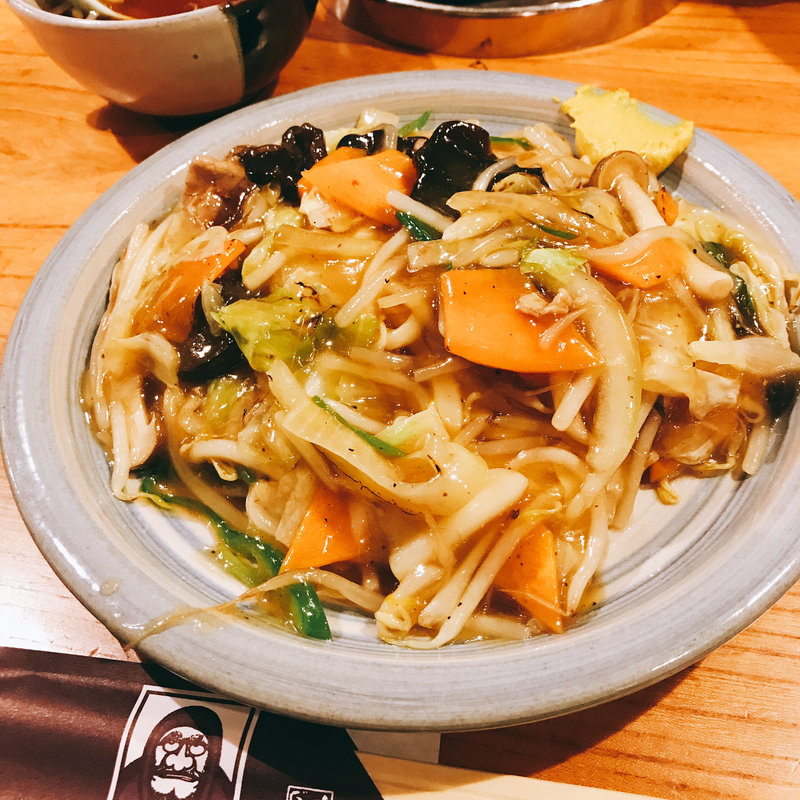 あんかけうどん(だるまや )