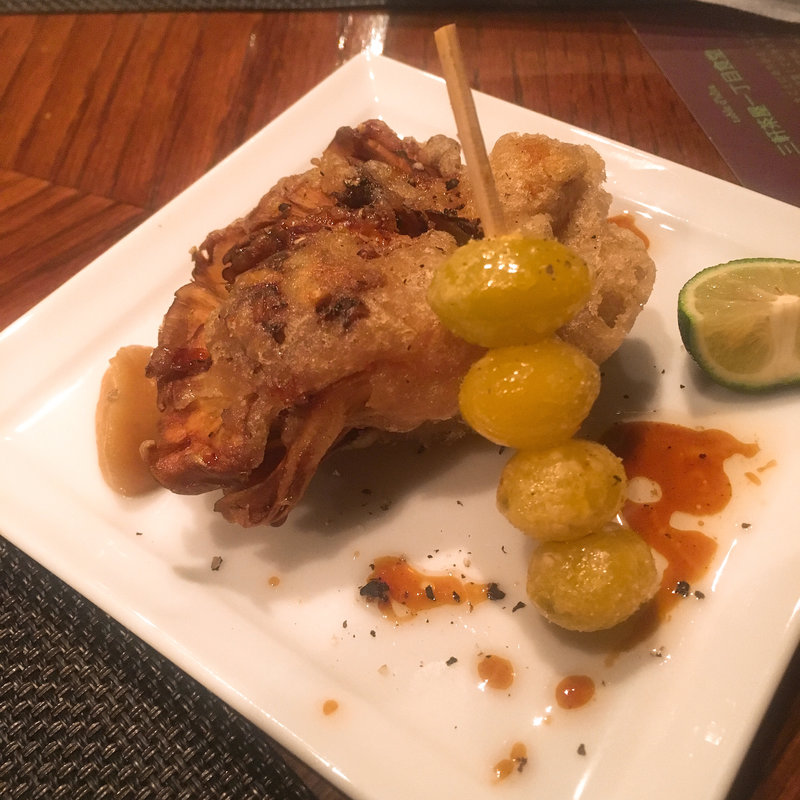 舞茸のフリットとぎんなん(三軒茶屋一丁目食堂)