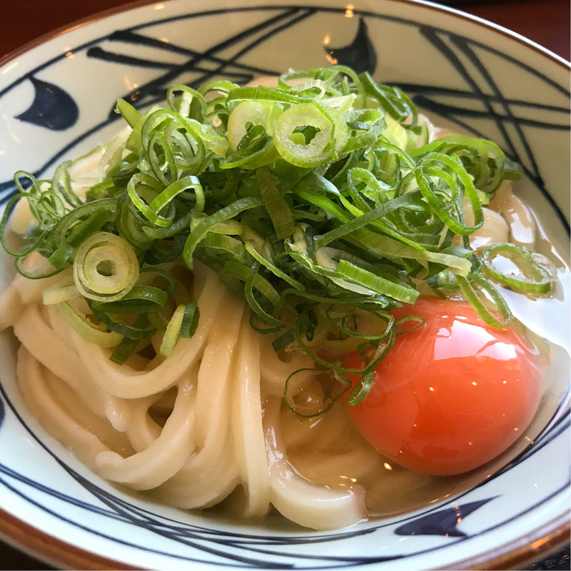 釜玉うどん(丸亀製麺福岡原田)