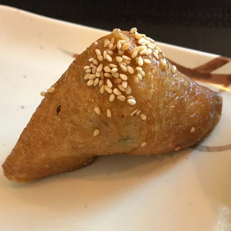 わさびいなり(丸亀製麺福岡原田)