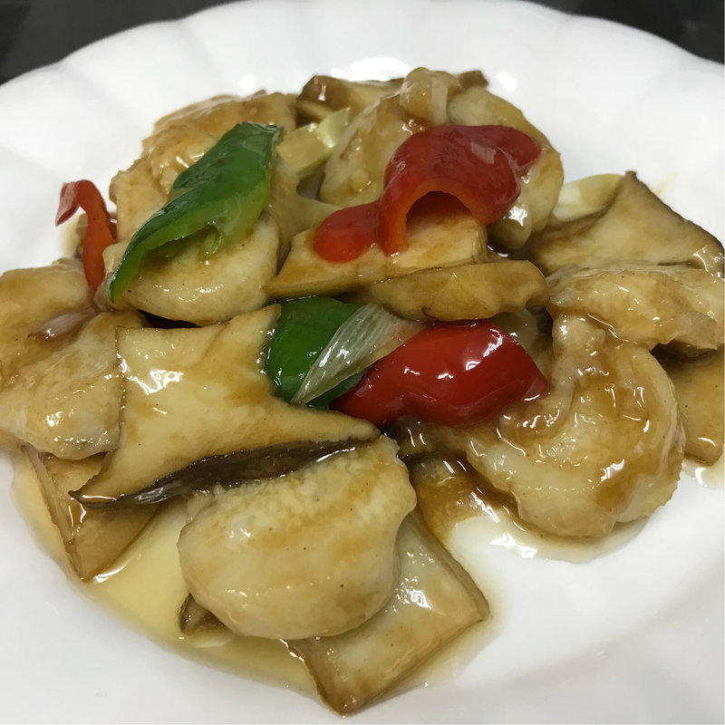 ホタテの油炒め(中華料理 順興閣)