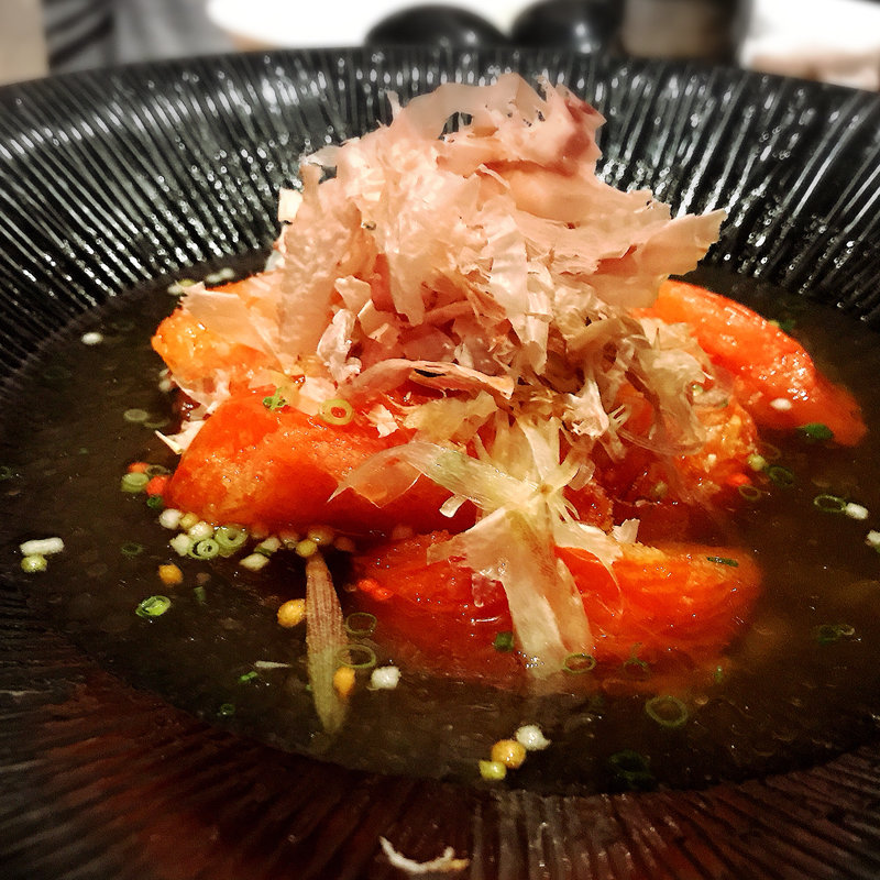 トマトの揚げ出し(KUMAMOTODining×あざみ 中目黒店)