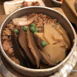 五目釜飯(鳥ぎん 銀座本店)