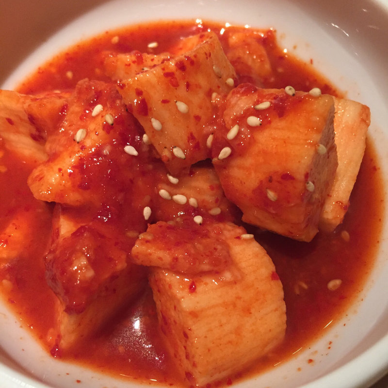 長いもキムチ(渋谷 焼肉店ナルゲ KOREANBBQ NARUGE)