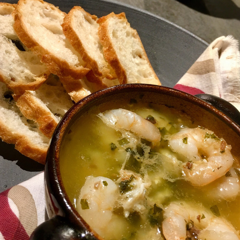 生しらすと海老の和ヒージョ(伊勢海老 眞か（SHINKA）)