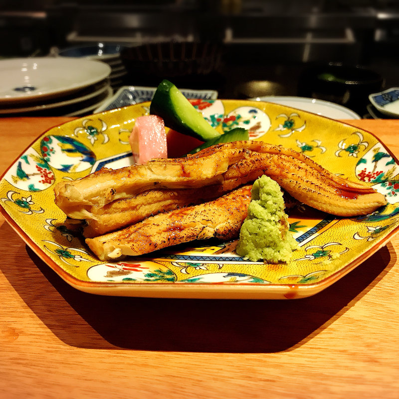 蒸し穴子の炙り(酒家 の元)