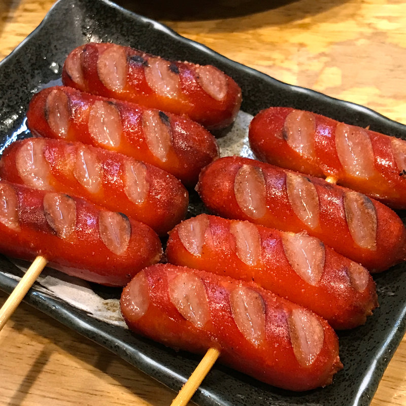 昔ながらの赤ウインナー串(吉鳥 今里駅前店 )