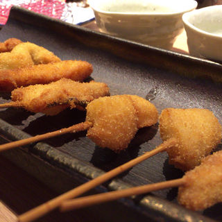 海鮮串盛り(串カツ とんかつ jiro)