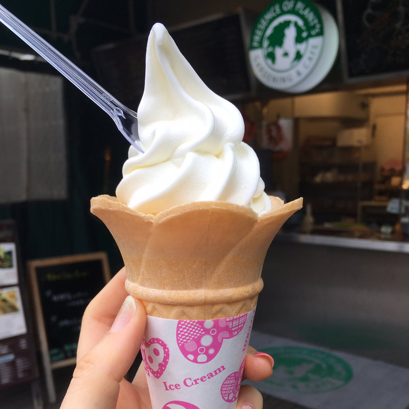 東京牛乳のバニラソフトクリーム