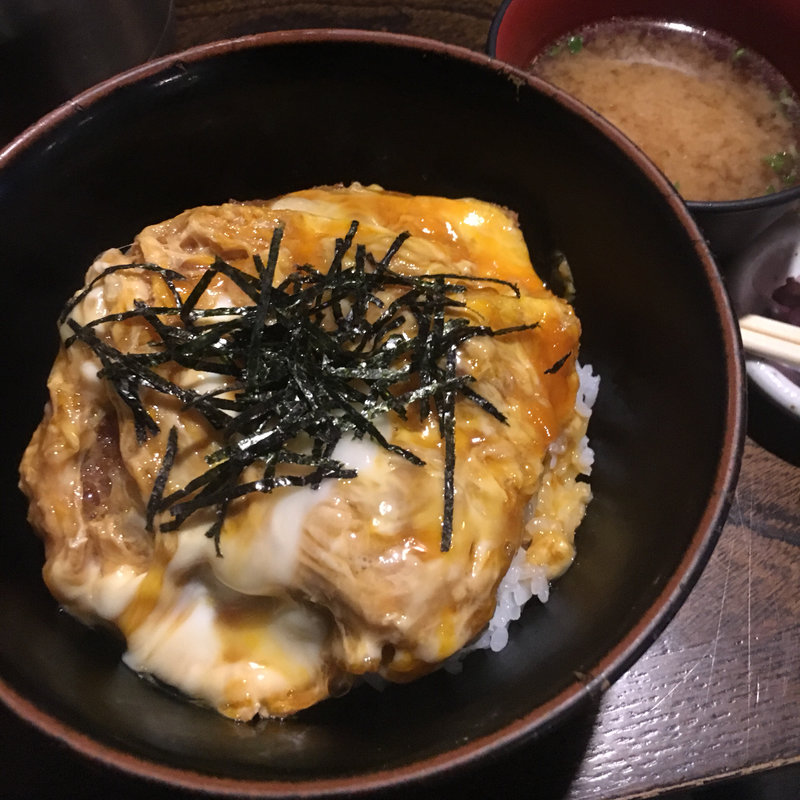 親子丼(びんちょろ)