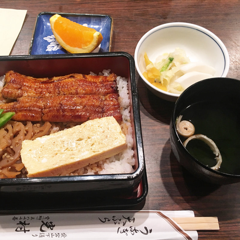 うな重（中）(うなぎ 天ぷら 光村)