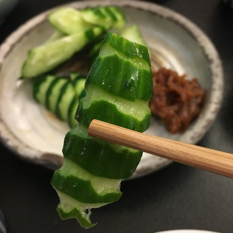 肉味噌胡瓜(諸国台処 一二三)