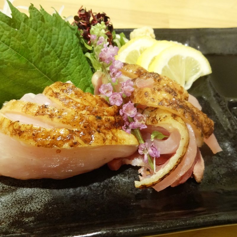 鹿児島直送　薩摩地鶏刺し(おかげ家 )