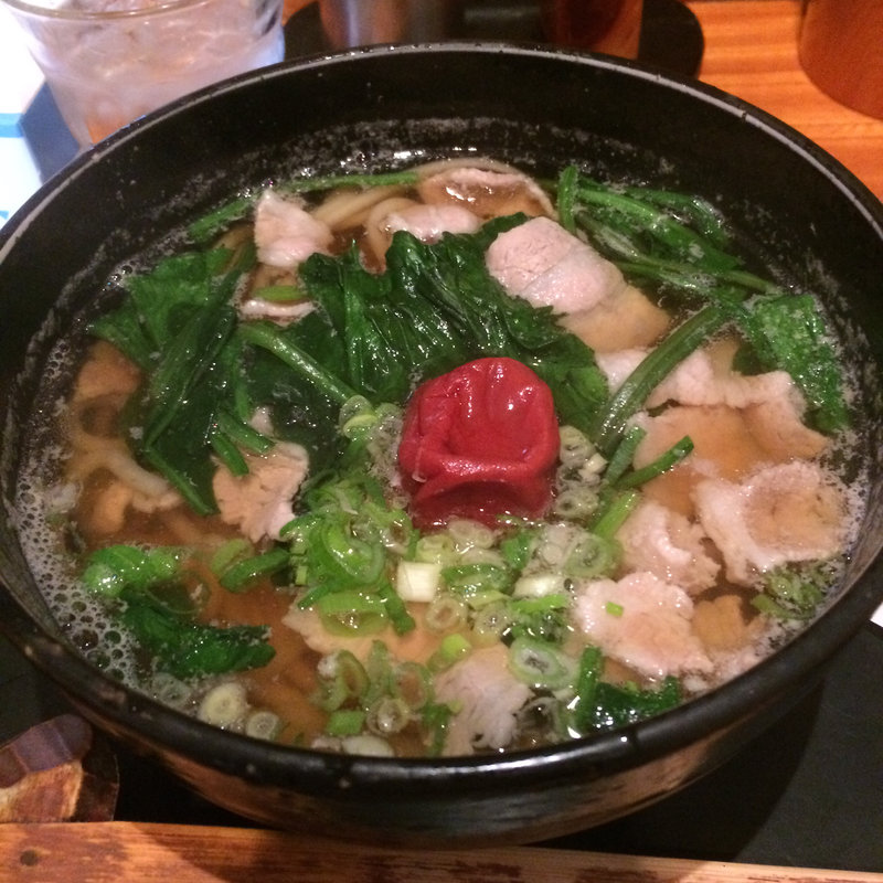 梅豚うどん(禅)