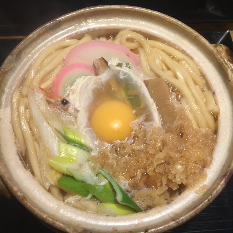 鍋焼きうどん(八天庵円山支店)