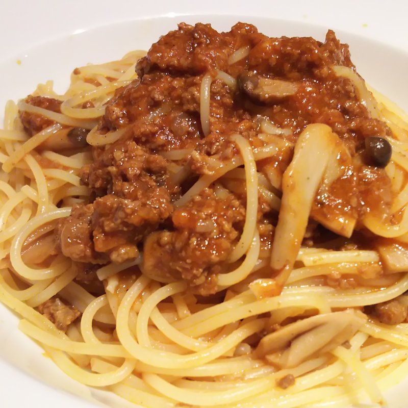 キノコのボロネーゼ(ゆであげパスタ＆焼き上げピザ ラパウザ 川崎モアーズ店)