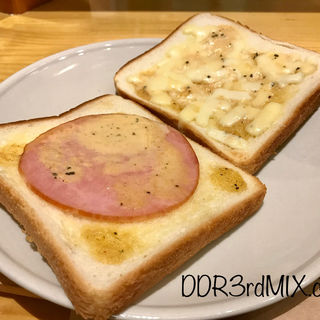 ハムチーズトースト(カフェOB 大宮西口店)