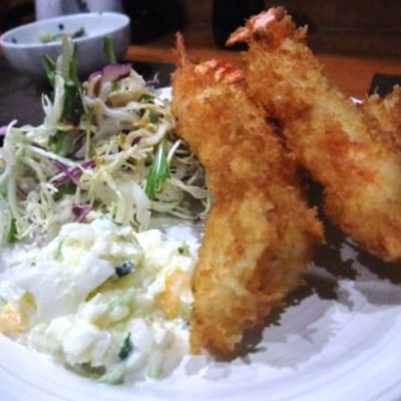 自家製ジャンボ海老フライ　3尾(裏町酒場・誠貴や)