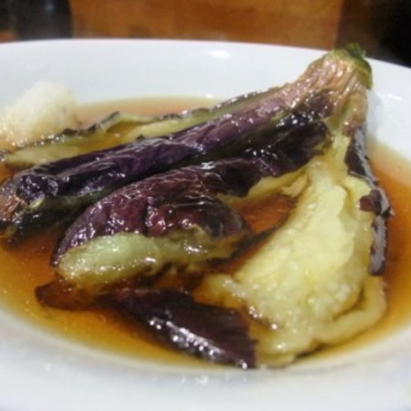 茄子の揚げだし(裏町酒場・誠貴や)