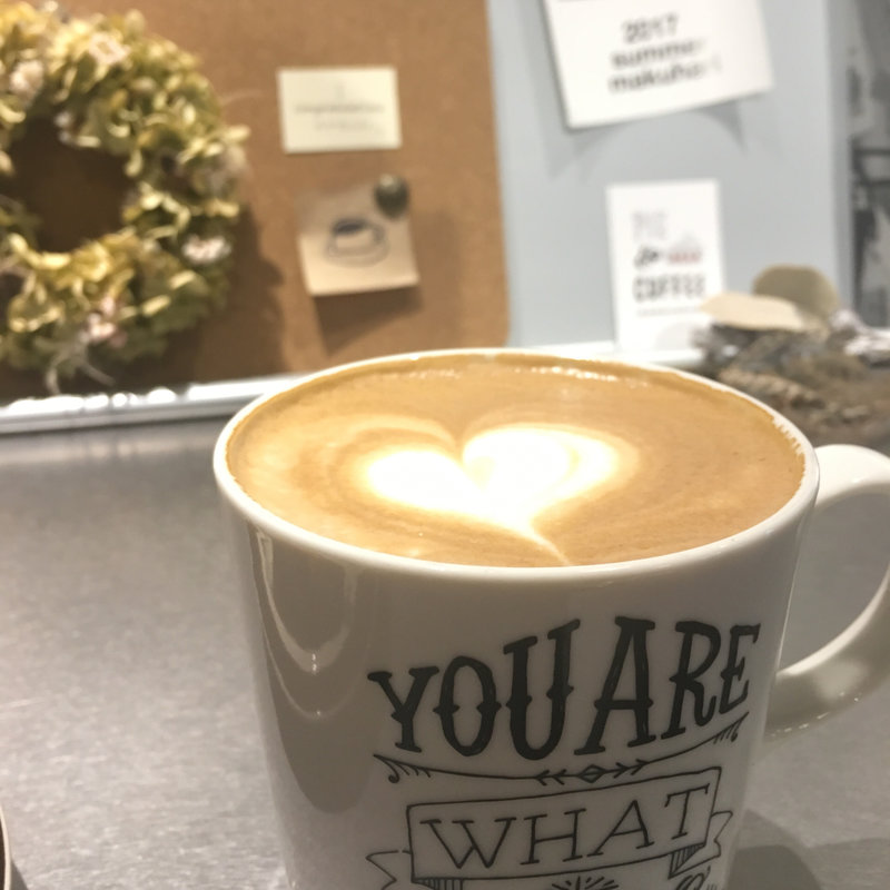 カフェラテ(PIE&COFFEE mamenakano)