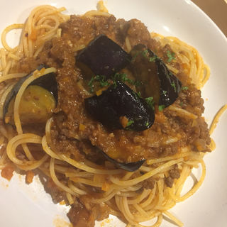 茄子のミートソーススパゲティ(GRILL KING （グリルキング）)