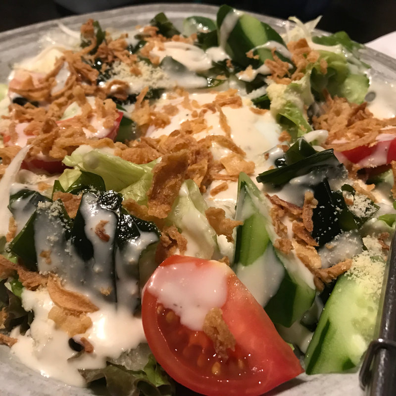 温玉シーザーサラダ(大名やぶれかぶれ平尾店)