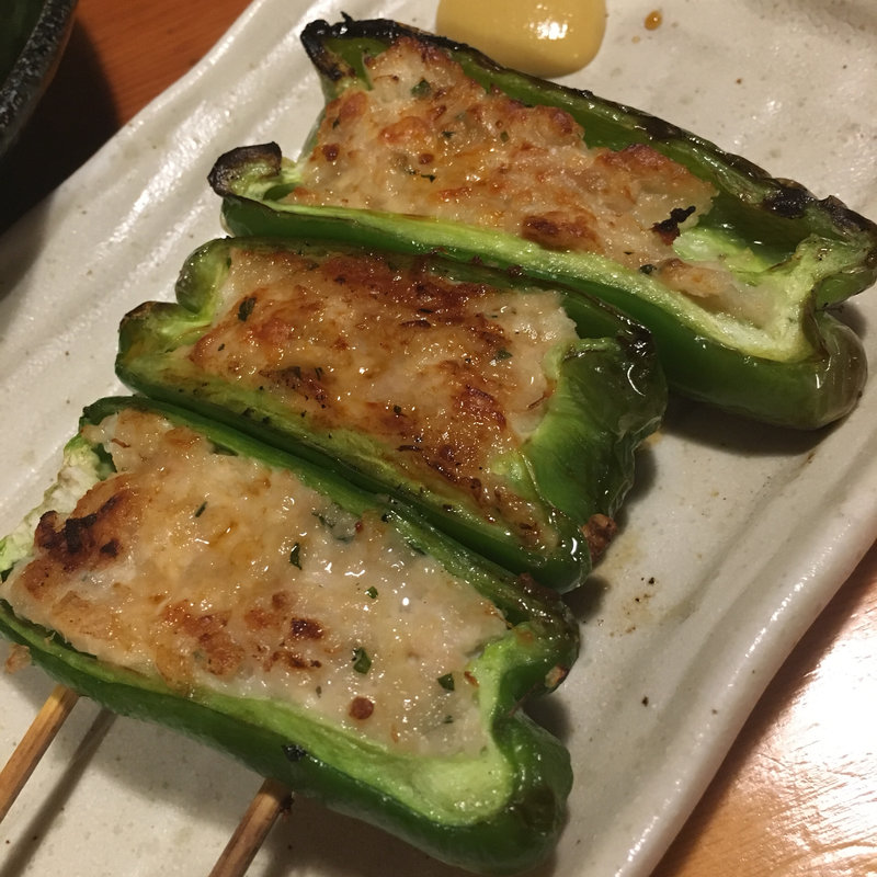 ピーマン肉詰(鳥貴族 御器所店)